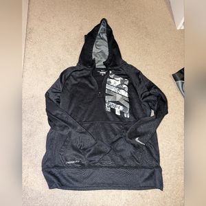 Nike boys large hoodie with 1/4 zip